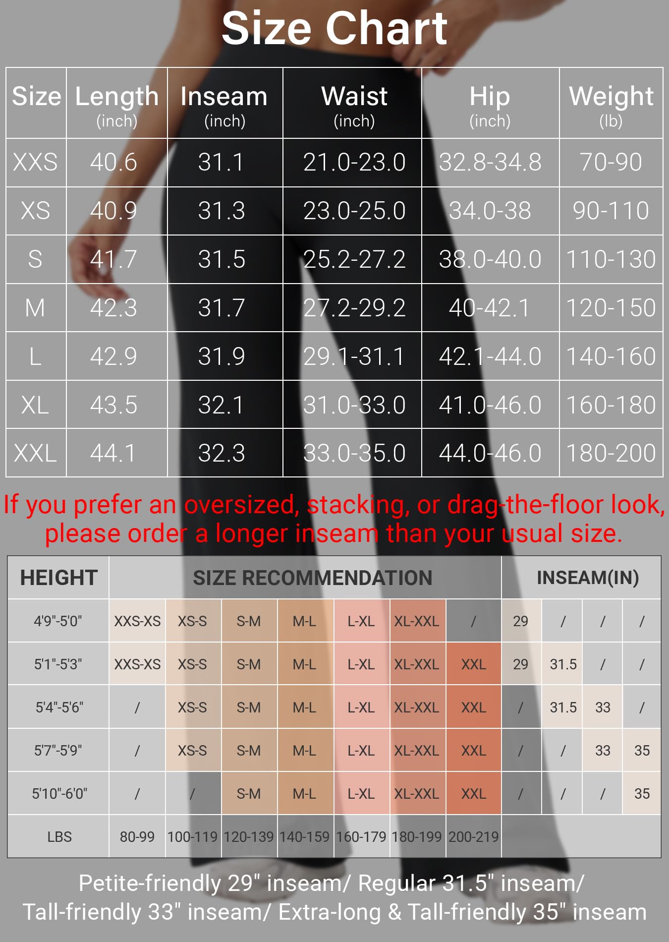 YEOREO Workout Leggings Womens No Front Seam Straight Leggings 31.5" High Waist Buttery Eddiy Gym Yoga Pants Black S