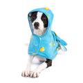 Barkbox Dog Bathrobe Fast Drying with Hook and Loop Closure & Wrap Tie Snuggle, Cute Dogs Clothes, Easy to Clean, Machine Washable, Dog Coats and Tumble Dry Low - Rubber Duck, Medium