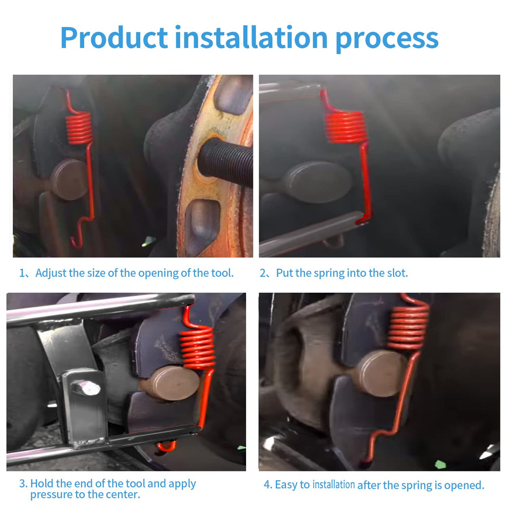 Mejiao Truck Brake Spring Tool,Heavy Duty Truck Brake Spring Install&Removal Tool,Anchor Pin Spings Installer LT895