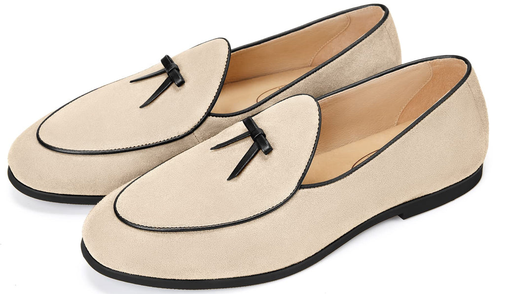 Journey West Men's Vintage Loafers for Men Belgian Loafers US 10.5