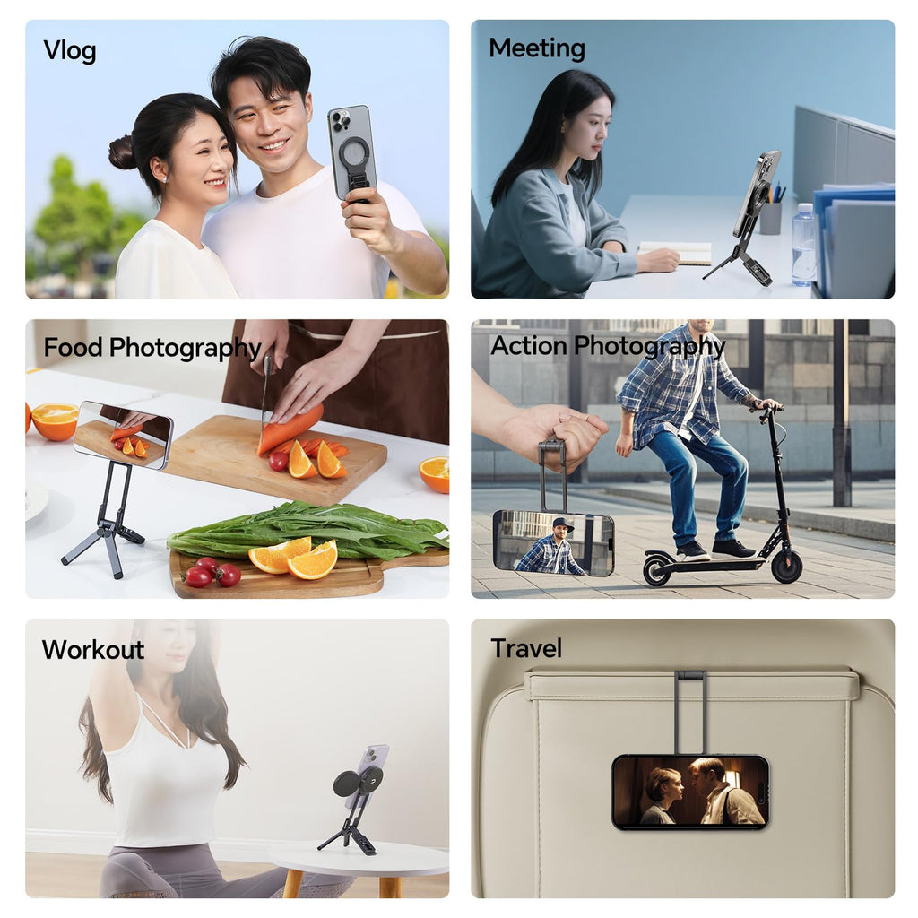 ULANZI MA38 Magnetic Phone Tripod for iPhone 18 Pro, Aluminum Phone Holder