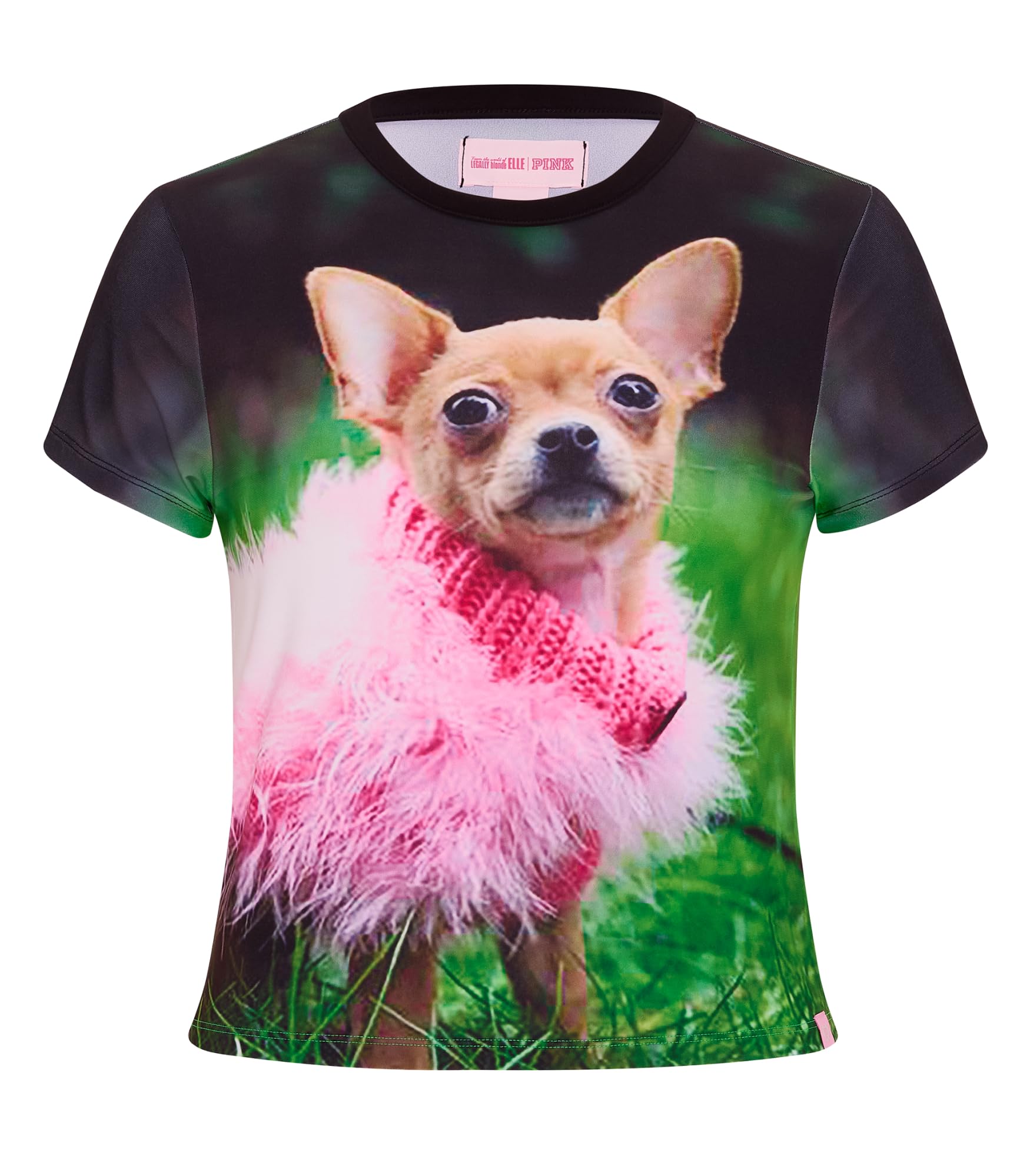 Victoria's Secret Pink | Elle Baby Tee, Bruiser Black, M