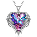 Kate Lynn Angel Wings Heart Necklaces for Women Pendant Necklace, Birthday Gifts for Women Girlfriend Christmas Mothers Day Gifts for Mom Wife Daughter, Anniversary Love Jewelry for Her