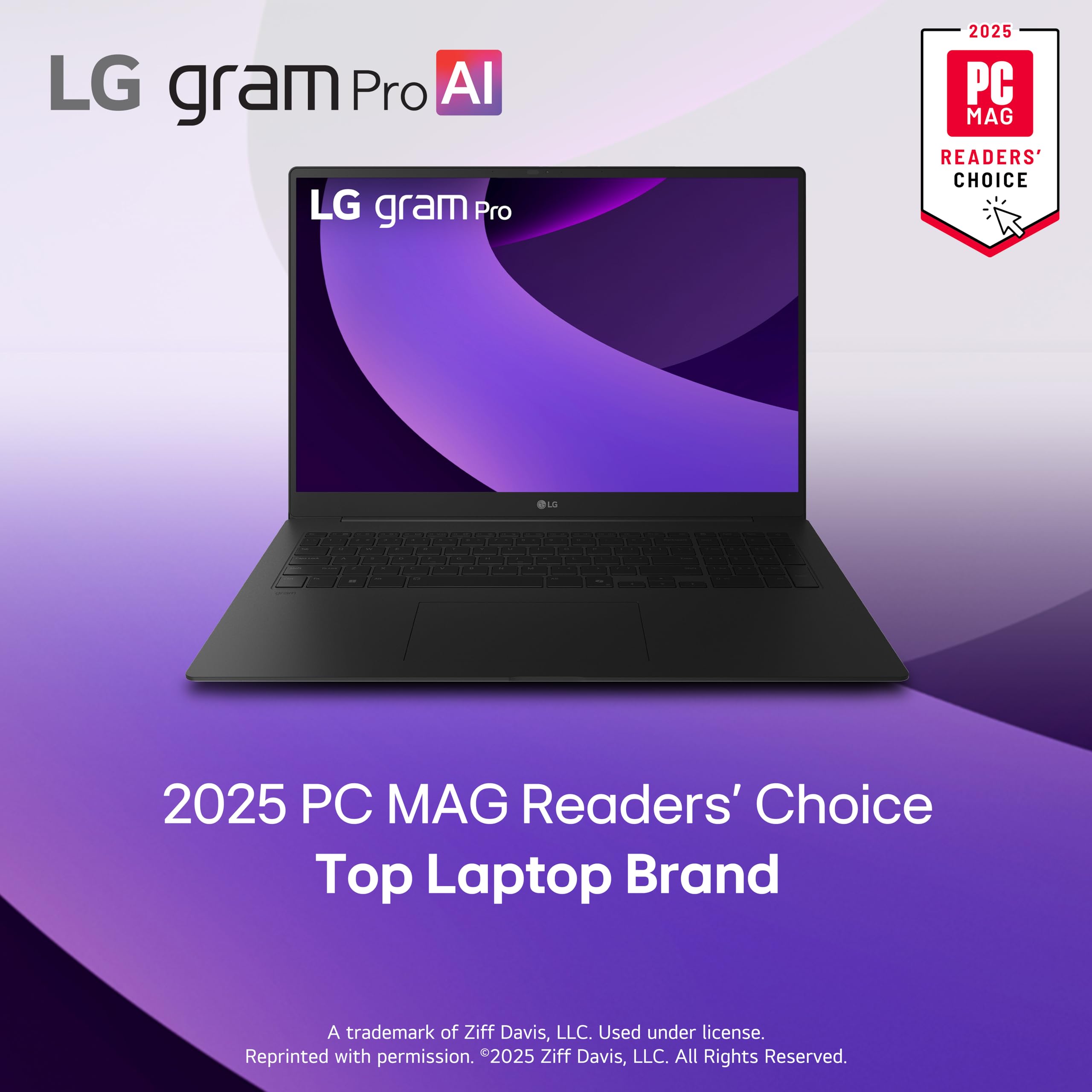 LG gram Pro 17-inch Lightweight Laptop Computer, Intel Evo Edition Powered by Intel Core Ultra7 255H Processor, NVIDIA RTX5050, Windows 11 Home, 32GB RAM, 2TB SSD, Black