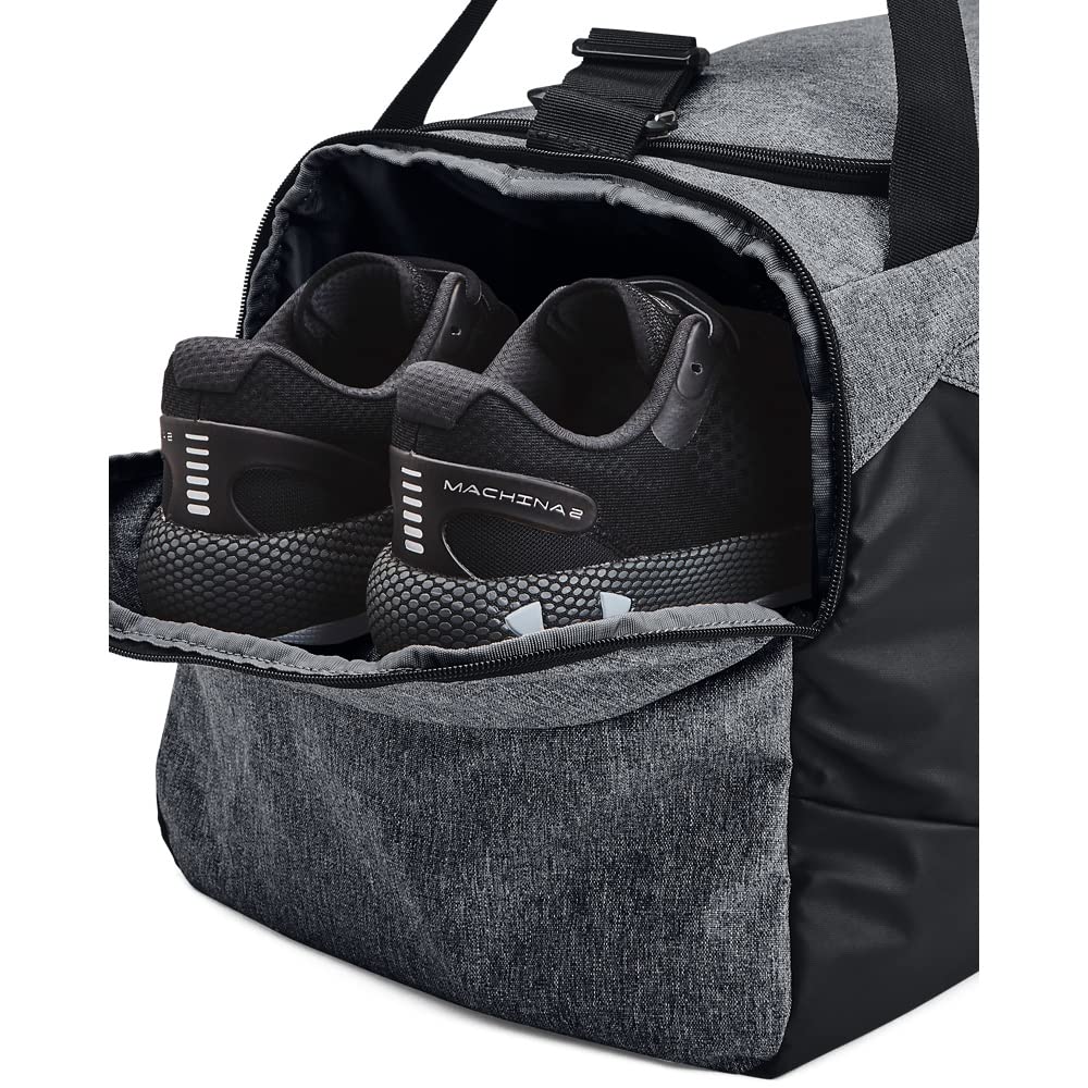 Under Armour Unisex-Adult Undeniable 5.0 Duffle, Pitch Gray Medium Heather (012)/Black, Medium