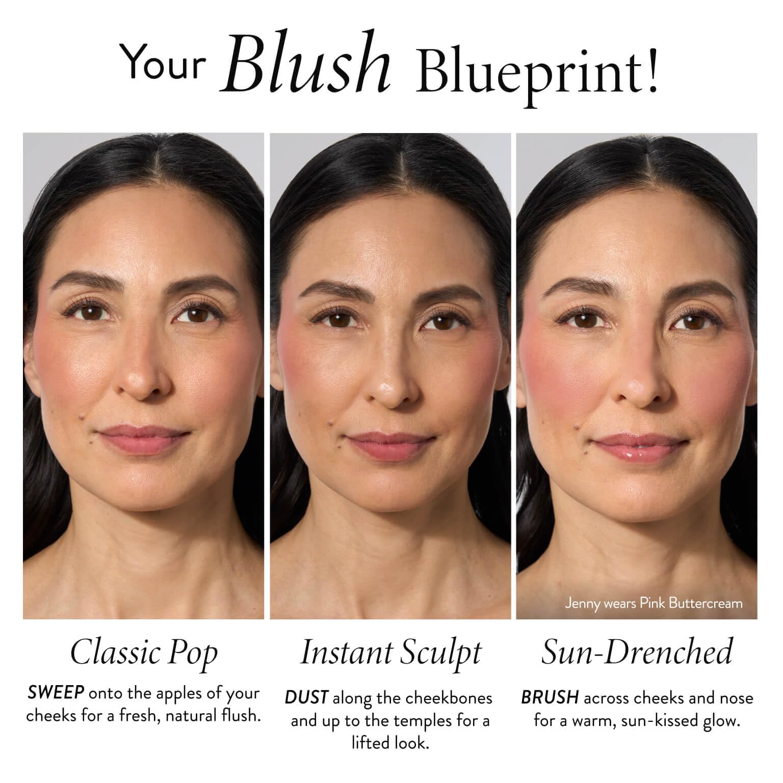 LAURA GELLER NEW YORK Baked Blush-n-Brighten Marbleized Blush for Cheeks - Pink Buttercream - Natural Finish - Buildable Color