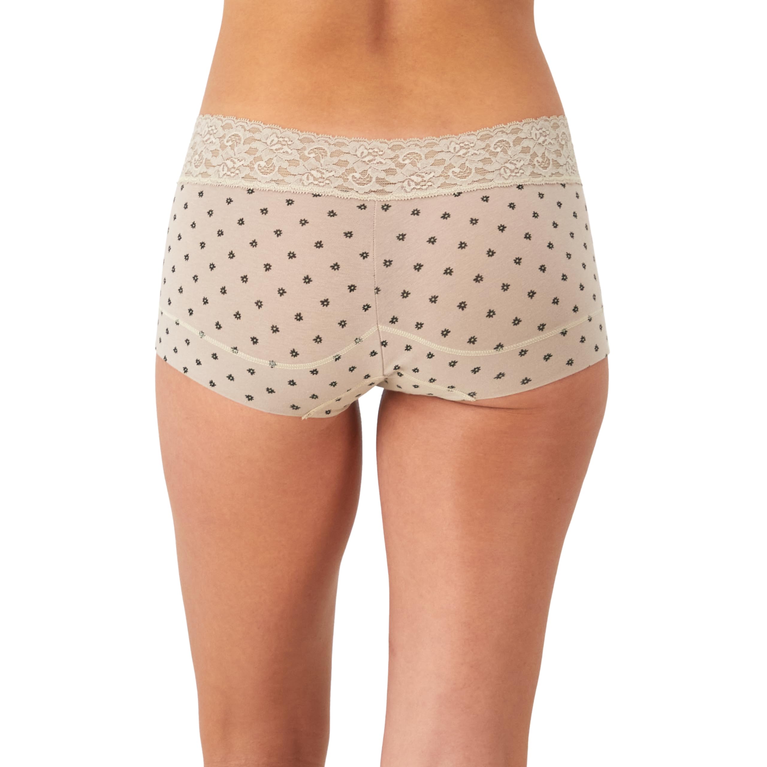 Maidenform Women's Underwear Boy Shorts Pack, 3-Pack, Stretch Cotton Underwear Women Pack, Comfy Boy short Panties for Women