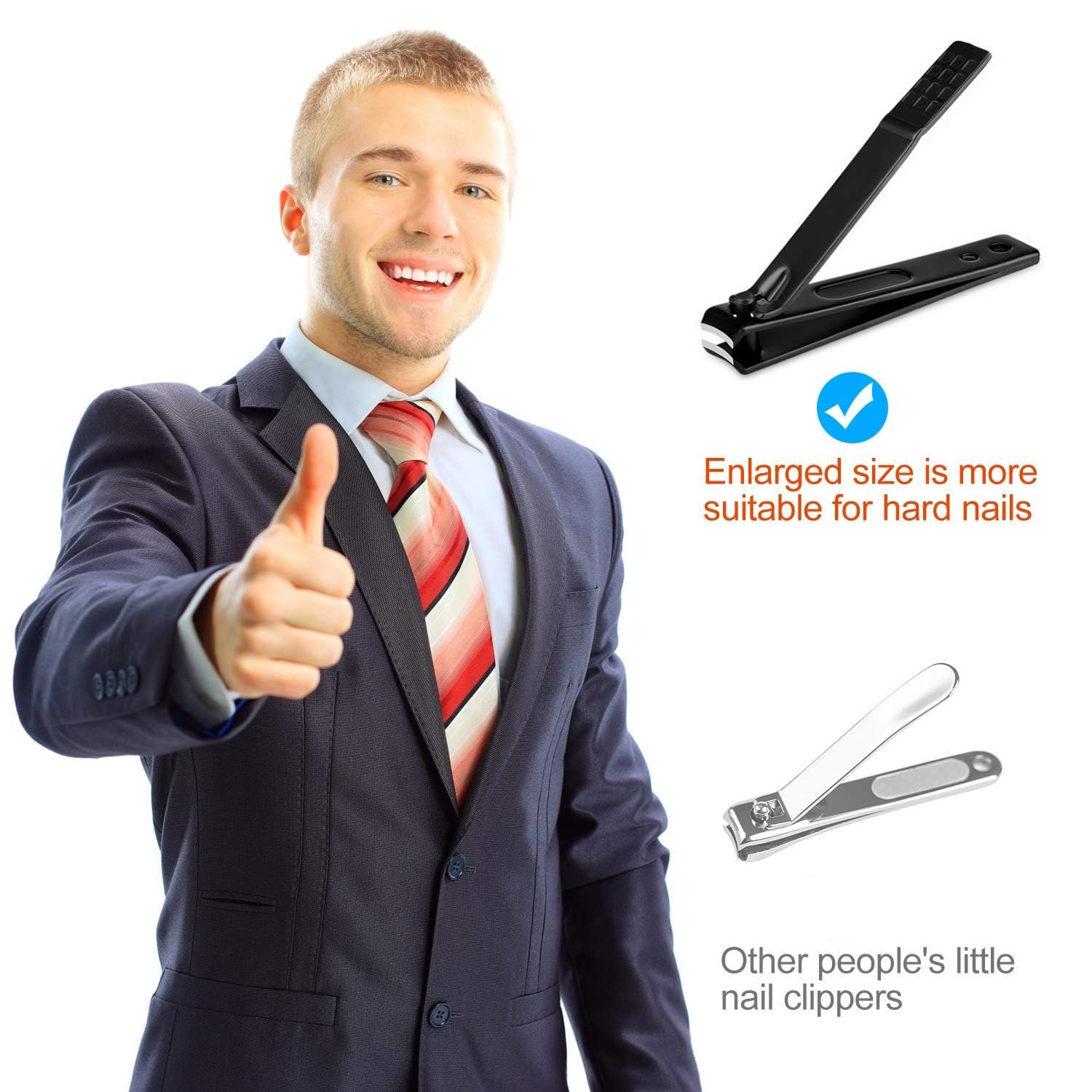 Manicure Set Men Travel Manicure Set Nail Clippers Mens Accessories Stainless Steel Nail Clippers Set Pedicure Set Personal Care Kit Nail Grooming Kit Gift for Men Husband Friend Parents Women