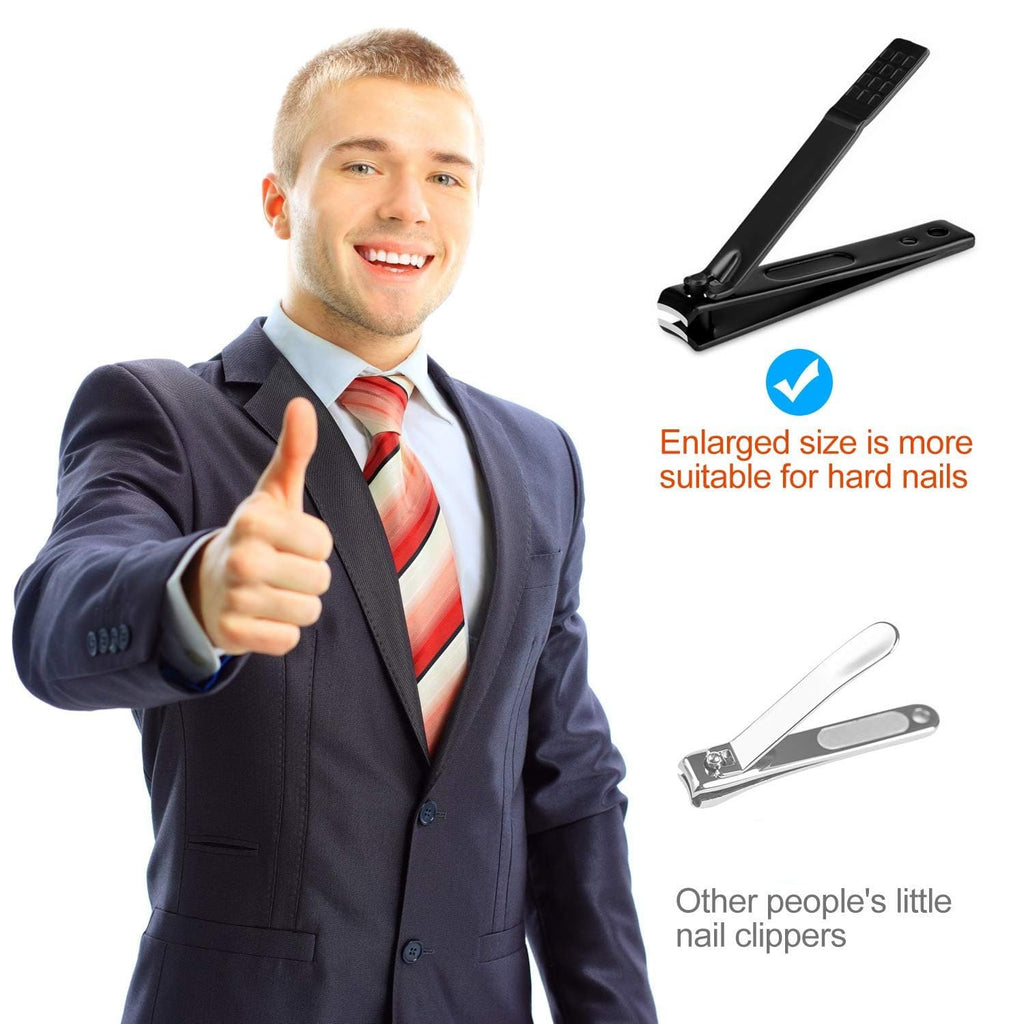 Manicure set Men Personal Care Tools Accessories Finger and Toe Nail Clippers Set Professional Manicure Pedicure Kit With Travel Case Nail Grooming Kit Gifts for Men Women Father Mother