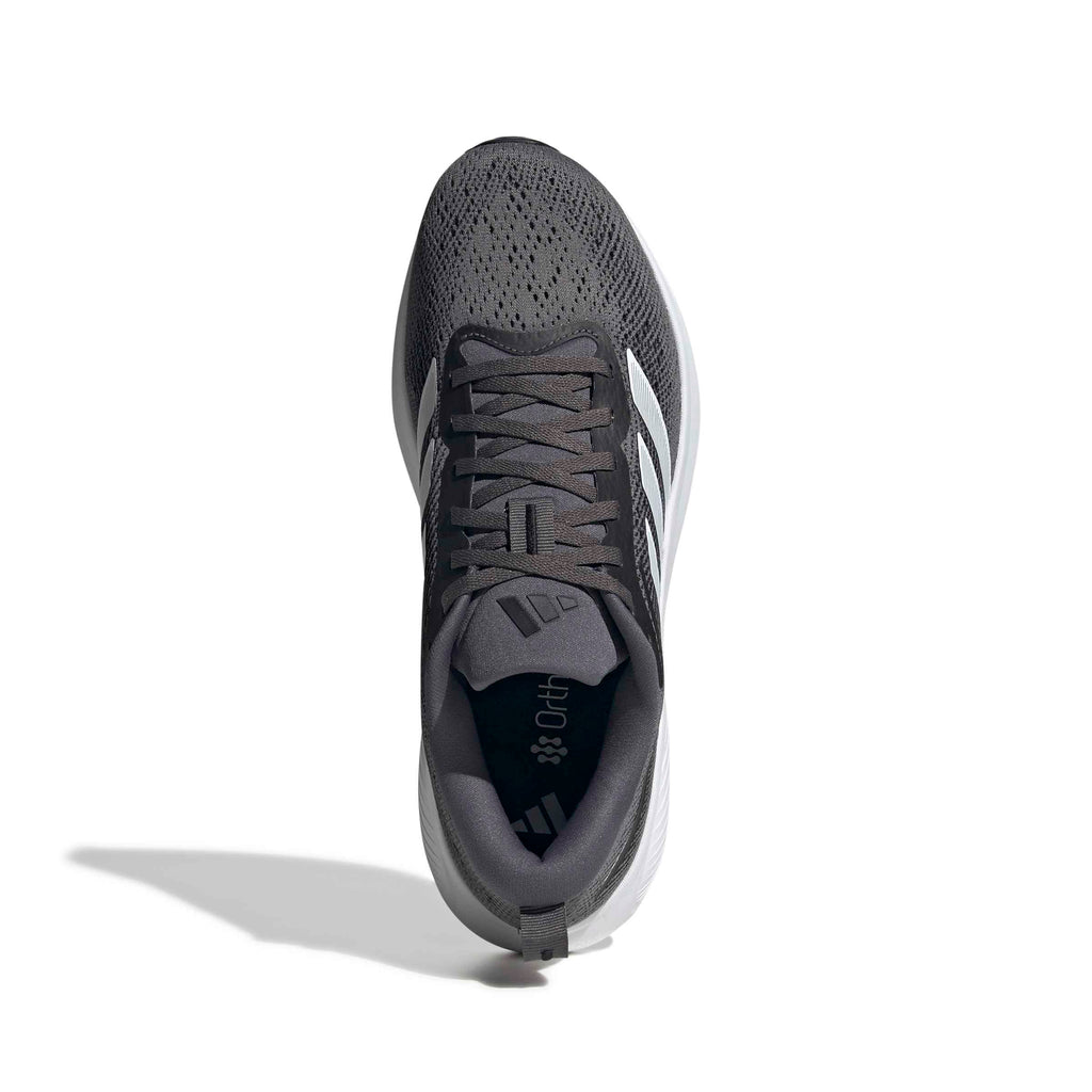 adidas Men's Response Pace Running, Black/White/Matte Silver, 8.5