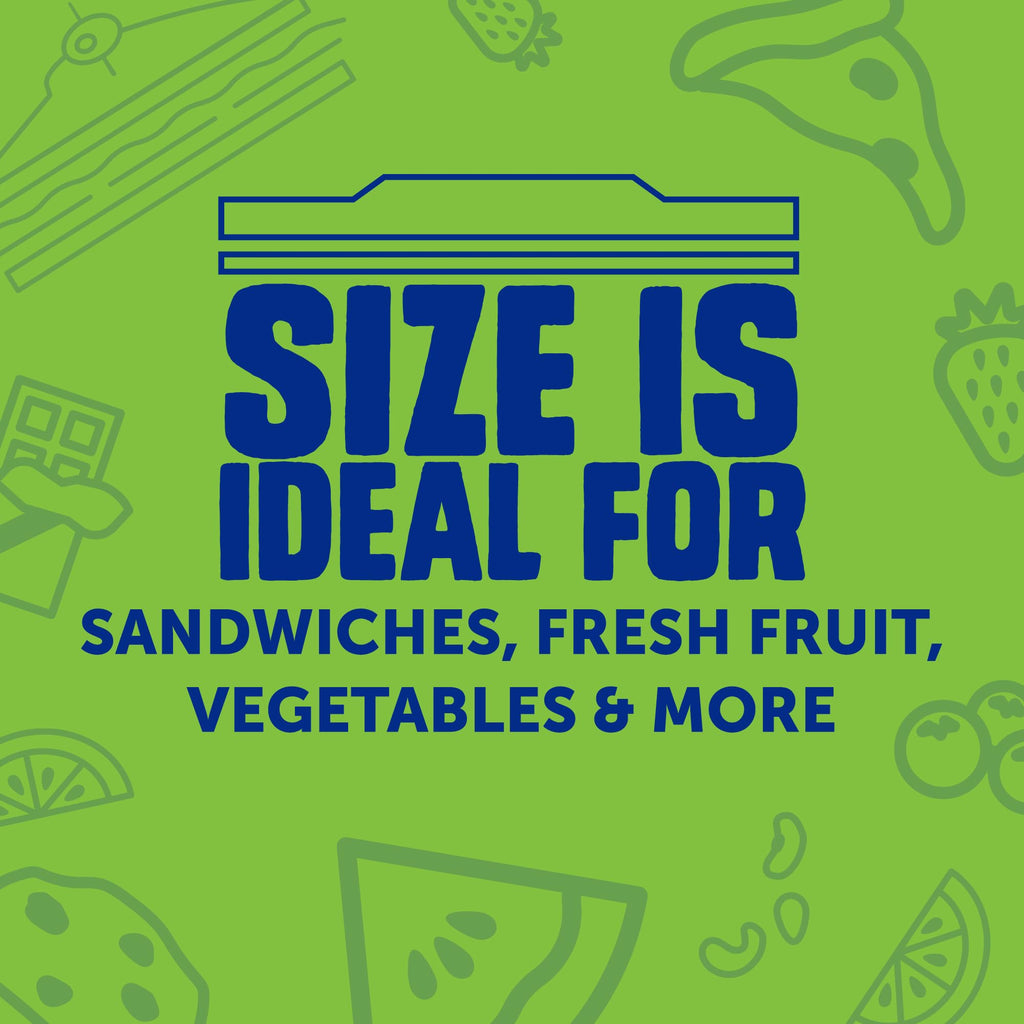 Ziploc Sandwich and Snack Bags with EasyGuide Texture, Plastic Storage Bags with Grip 'n Seal Technology, 270 Bags Total