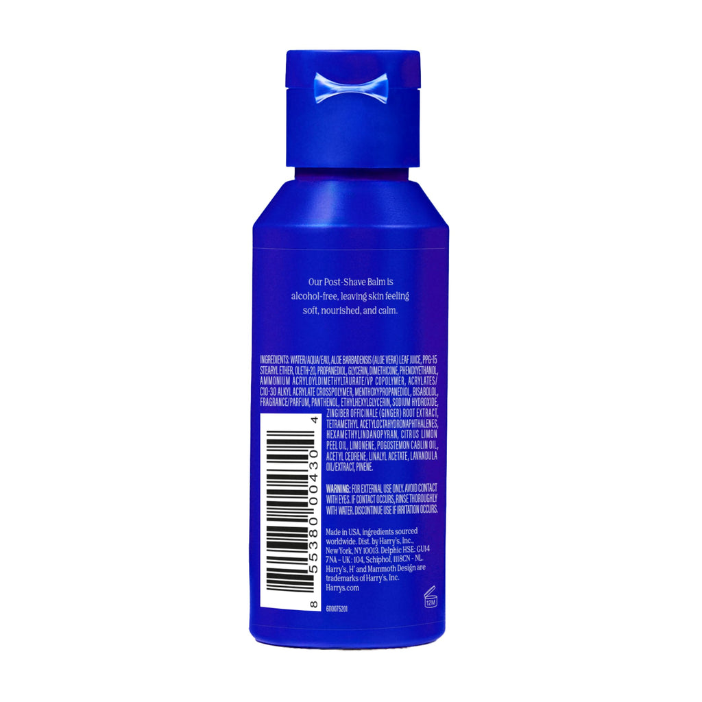 Harry's Post-Shave Balm for Men with Aloe - (2 Pack) 3.4 fl oz - Calms and Soothes Skin After Shaving