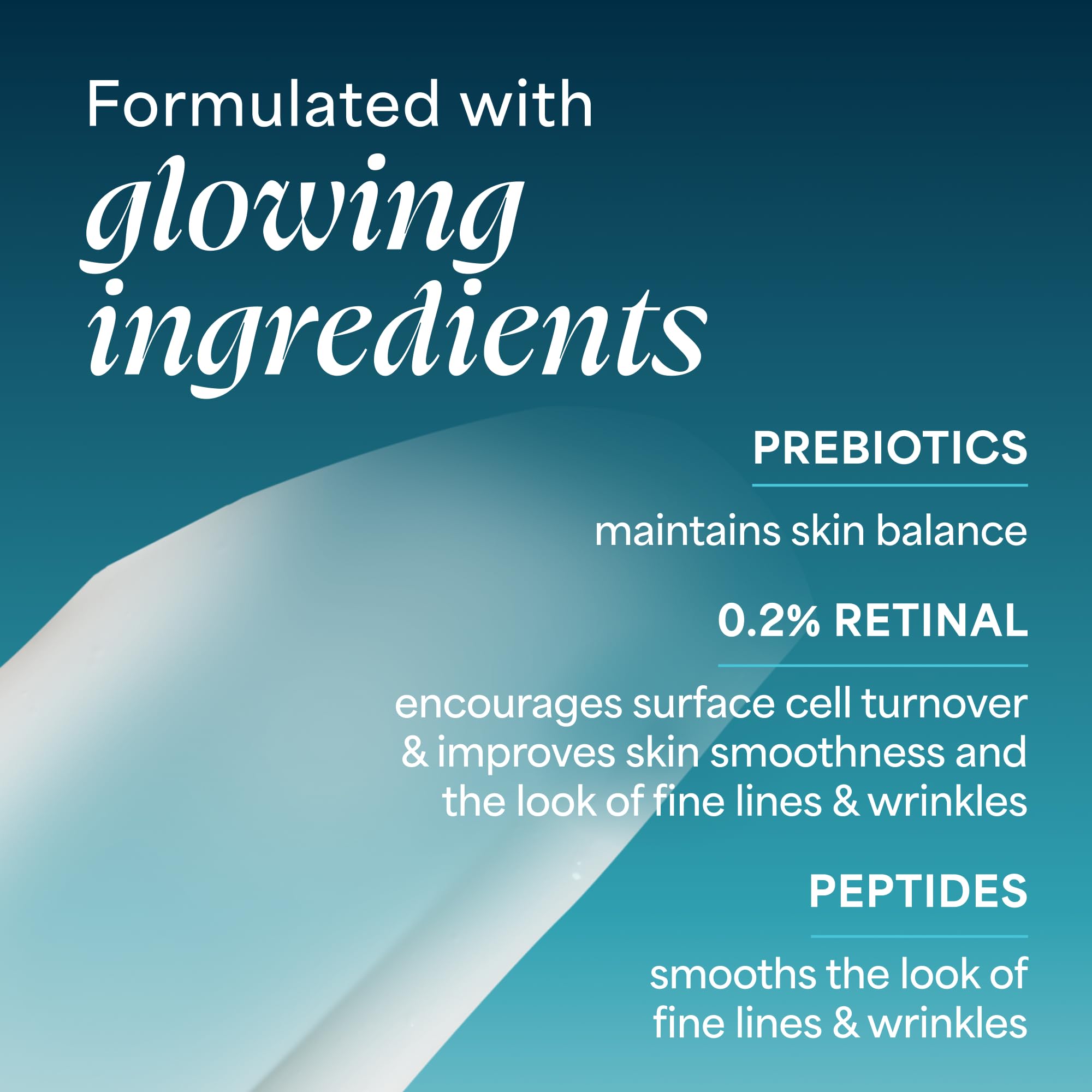 TULA Skin Care A+ Renewal Advanced Retinal + Peptides Serum - Nightly Facial Serum, Boosts Radiance and Hydrates, 1.01 Fl. oz.