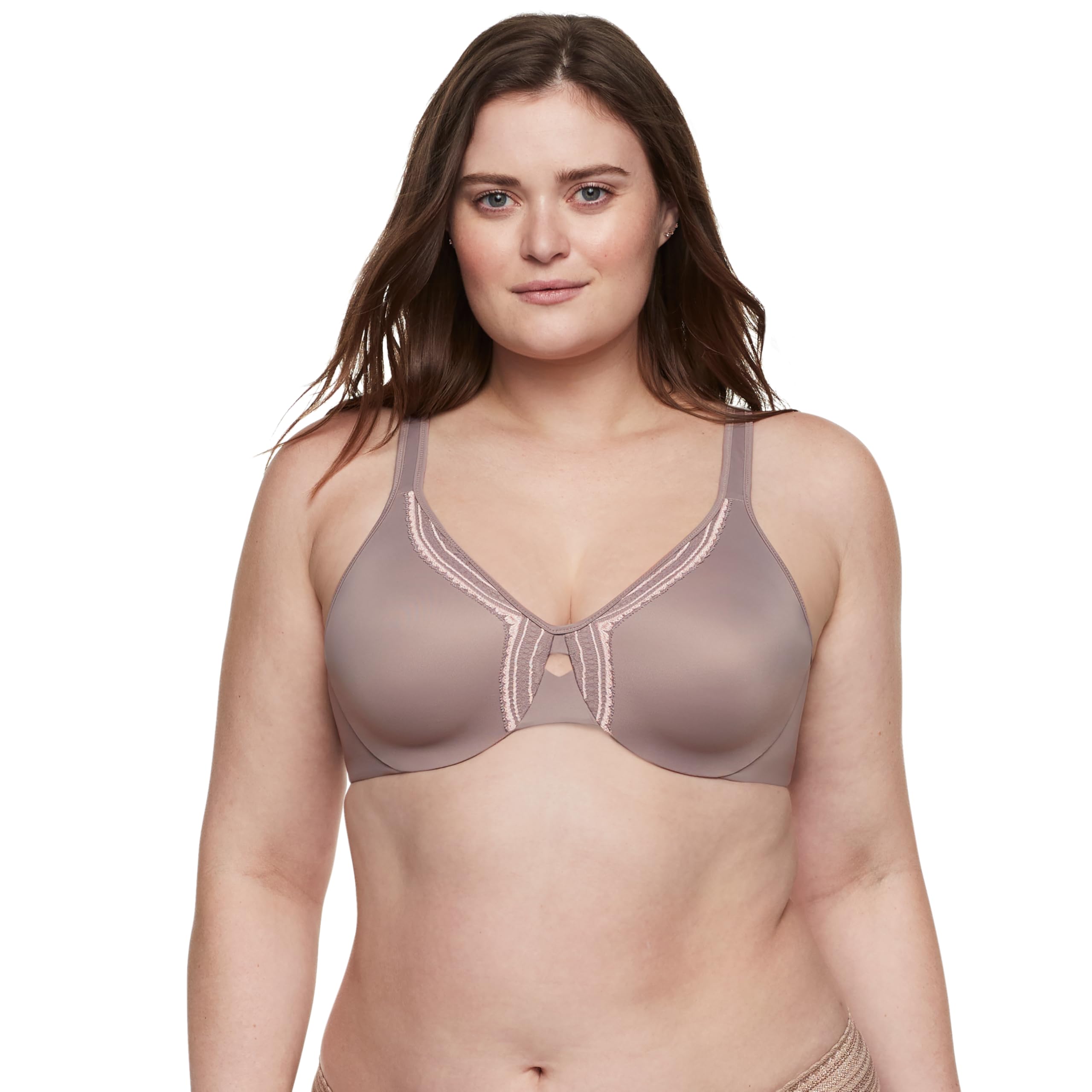 Olga Women's Butterfly Effect Full-Figure Minimizer Bra Og35912, Mink, 38DD