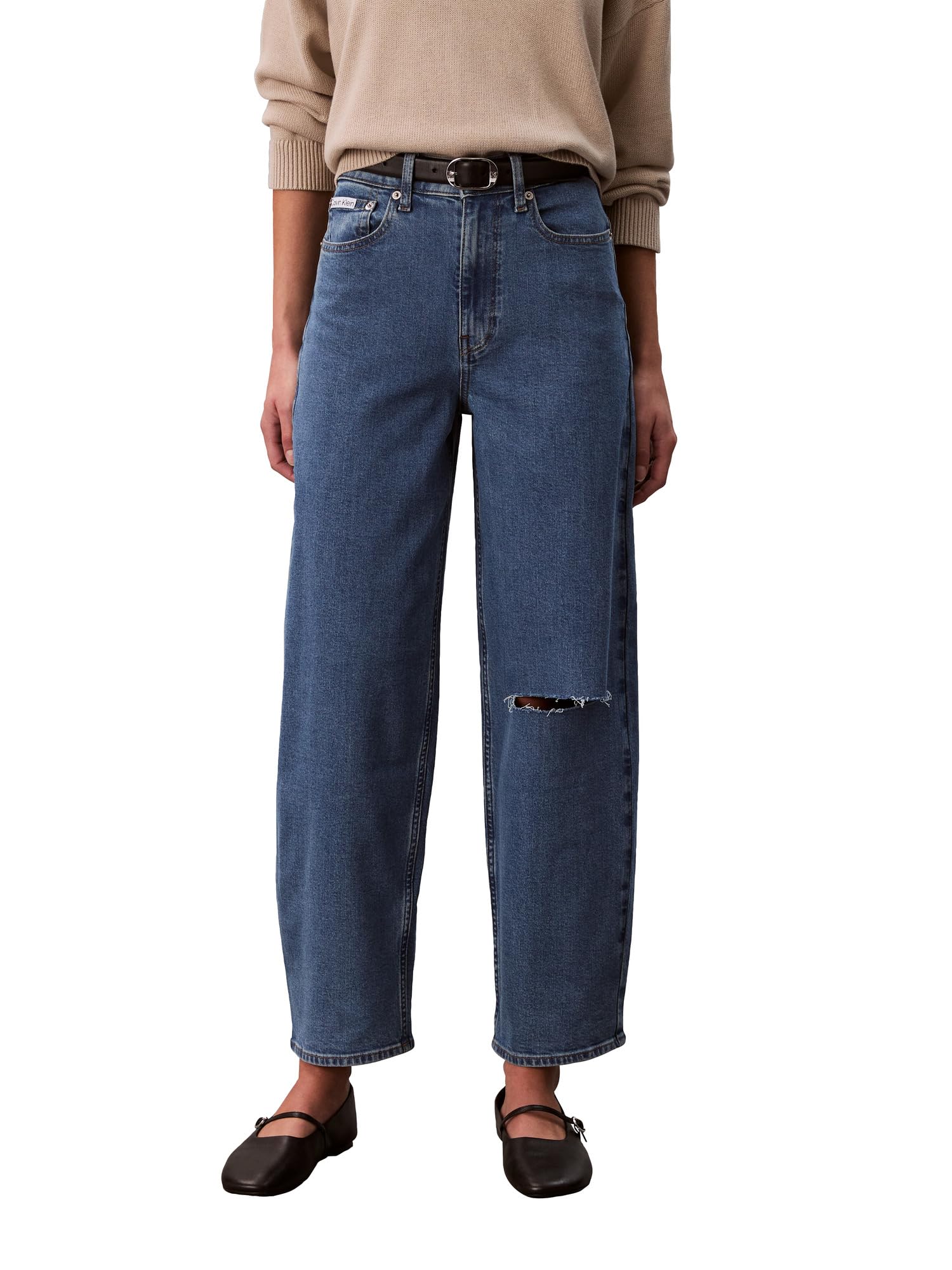 Calvin Klein Women's Barrel Fit Jeans