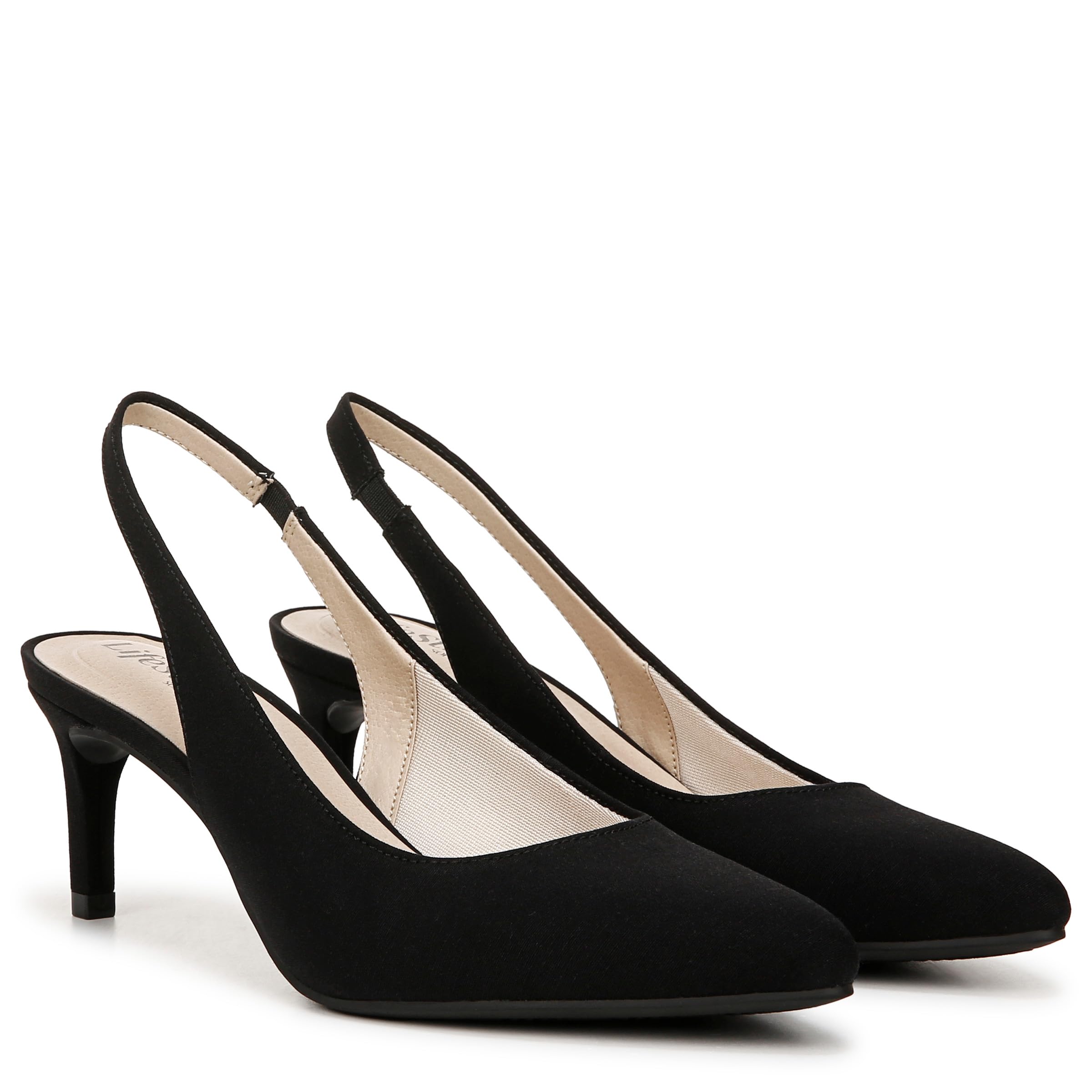 LifeStride Womens Annalise Pump Black Micron 8 W