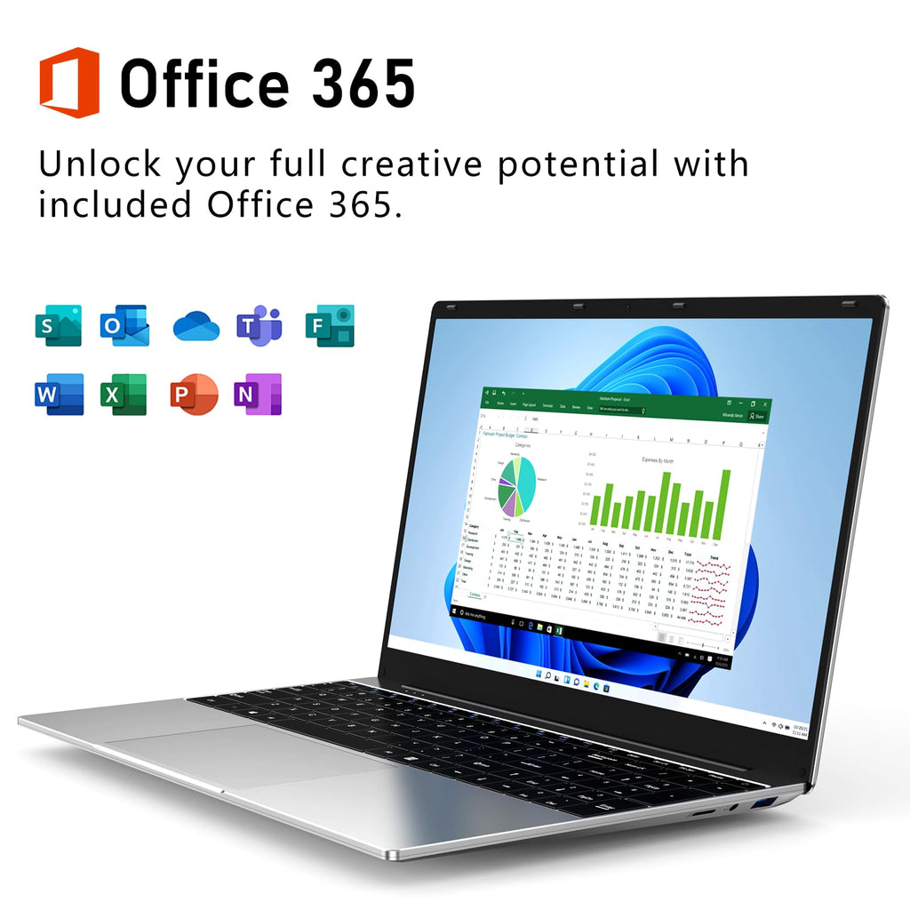 Laptop Computer, Windows 11 Pro Lap Top 2026 New, 15.6 Inch Laptop PC, 8GB RAM 256GB SSD, 4425Y Processor, IPS FHD 1920*1080P, 2-Year Warranty, 5000mAh Battery, Mini HDMI, for School Business Student