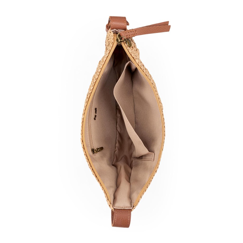 The Sak Tess Tess Crescent Shoulder Bag - Woman's Purse For Everyday & Travel - Handbag With Zipper Closure