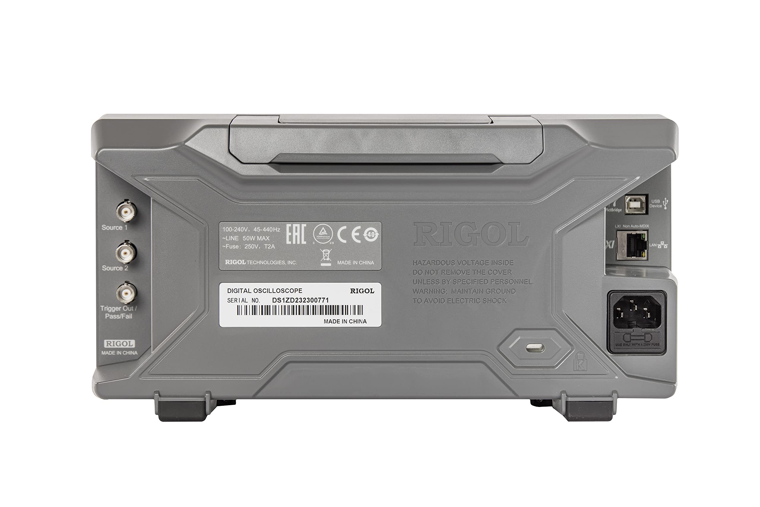 Rigol DS1104Z-S Plus 100 MHz Digital Oscilloscope with 4 Channels and 16 Digital Channels + 25 MHz Bandwidth with 2 Signal Source Channels