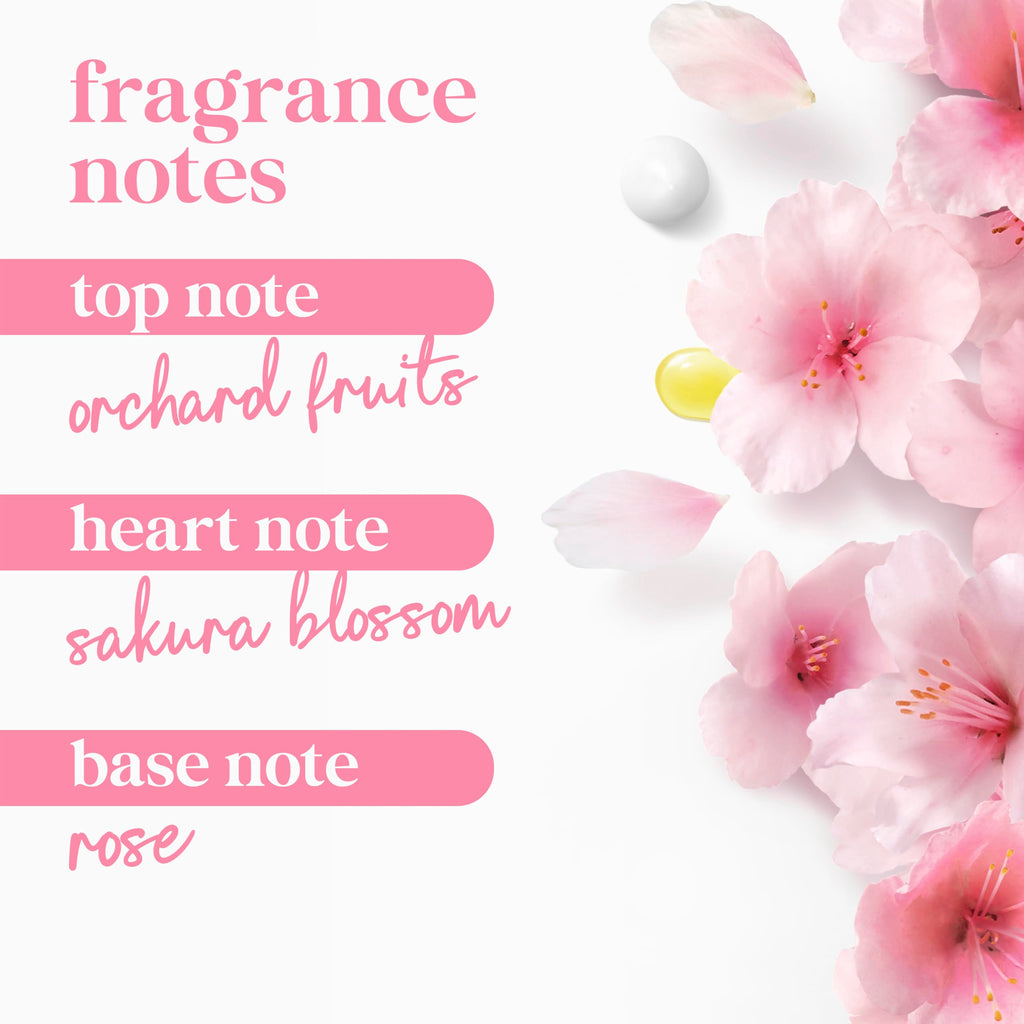 Dove Sakura Body Wash Uplift Sakura Blossom and Yuzu for 24hr Lotion-Soft Skin Moisturizing Skin Cleanser with No Sulfates No Parabens 30.6 Fl Oz