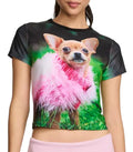 Victoria's Secret Pink | Elle Baby Tee, Bruiser Black, M