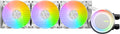 MSI MAG CoreLiquid E360 White - AIO ARGB CPU Liquid Cooler - Rotating Cap Design - 360mm Radiator - Triple 120mm ARGB PWM Fans - LGA 1700/1851 / AM5/AM4 Compatible