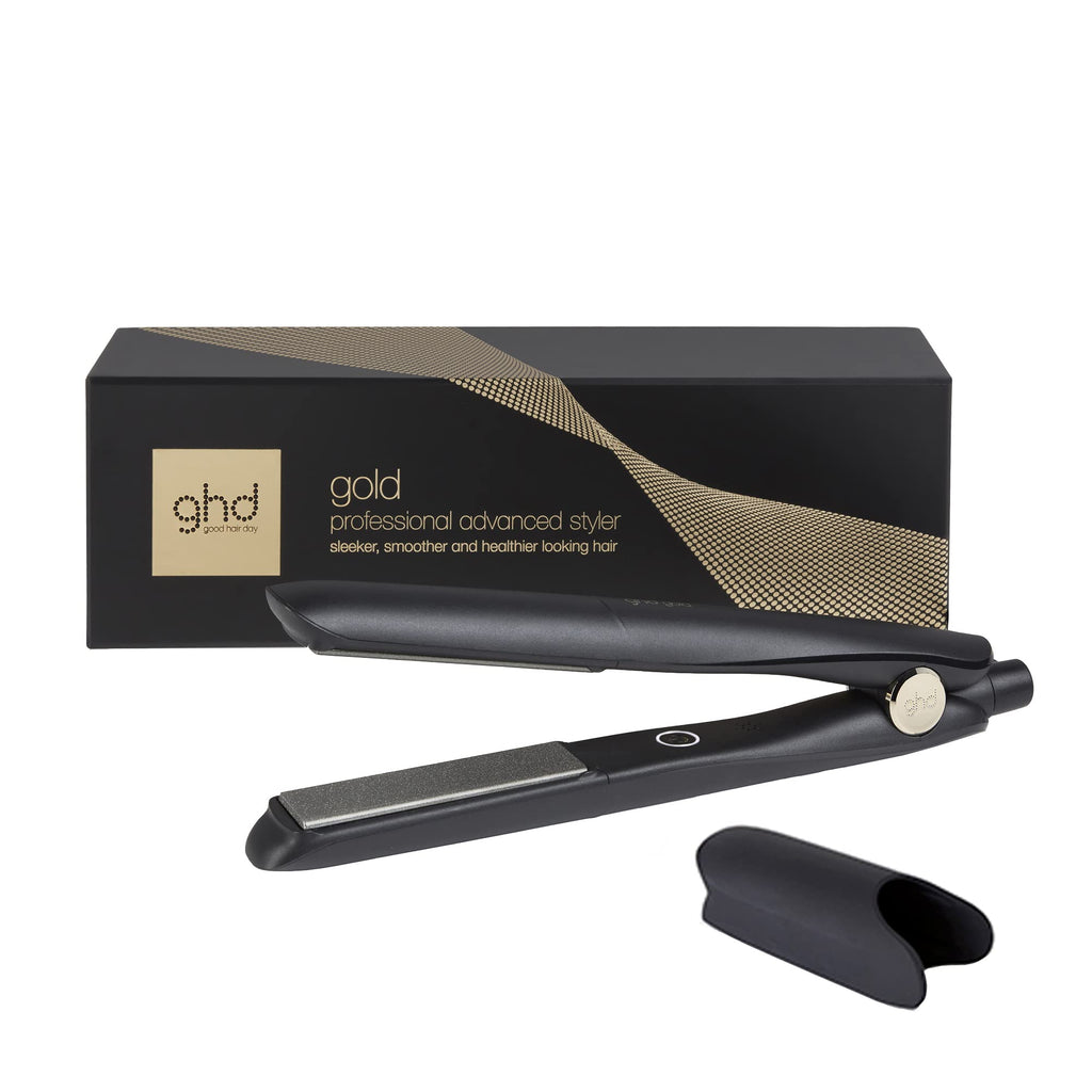 ghd Gold Styler Flat Iron Hair Straightener, Black
