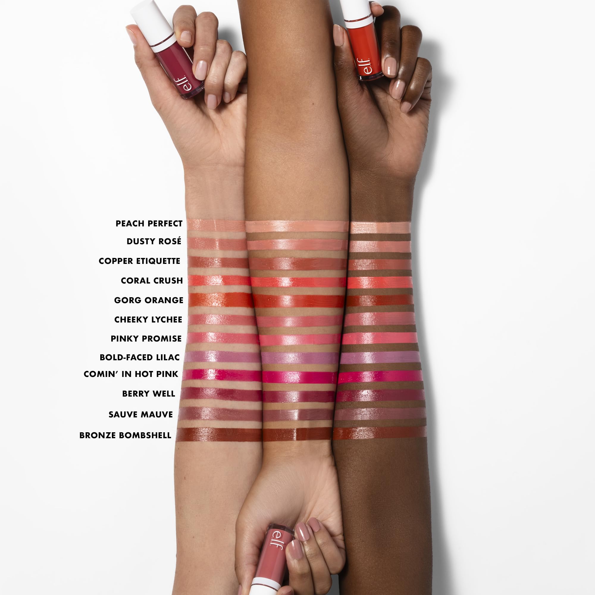 e.l.f. Camo Liquid Blush, Long-lasting Liquid Blush For High-pigment Color, Creates A Soft, Dewy Finish, Vegan & Cruelty-free, Dusty Rosé