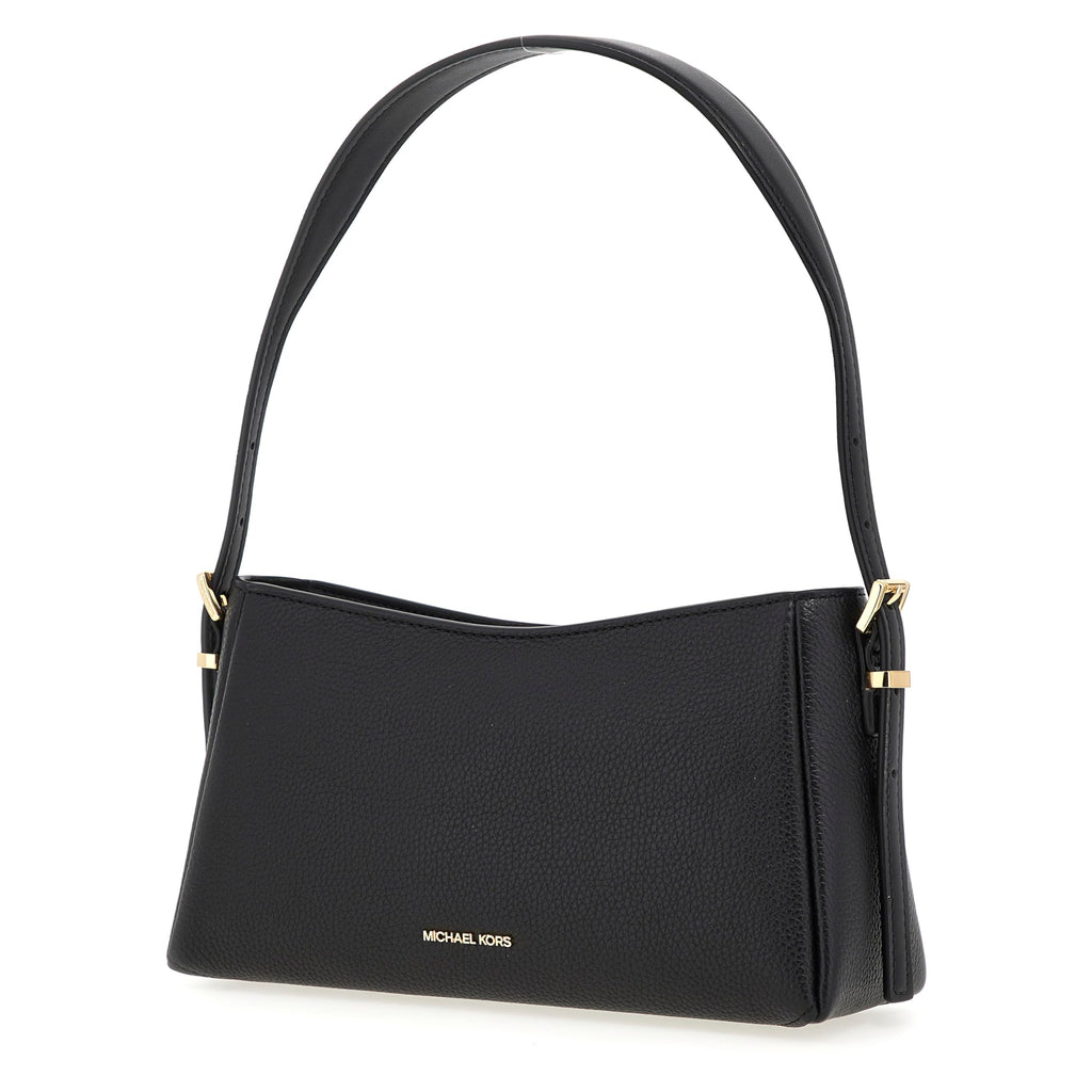 Michael Kors Women's Md Pouchette Hand Bag, black, One Size