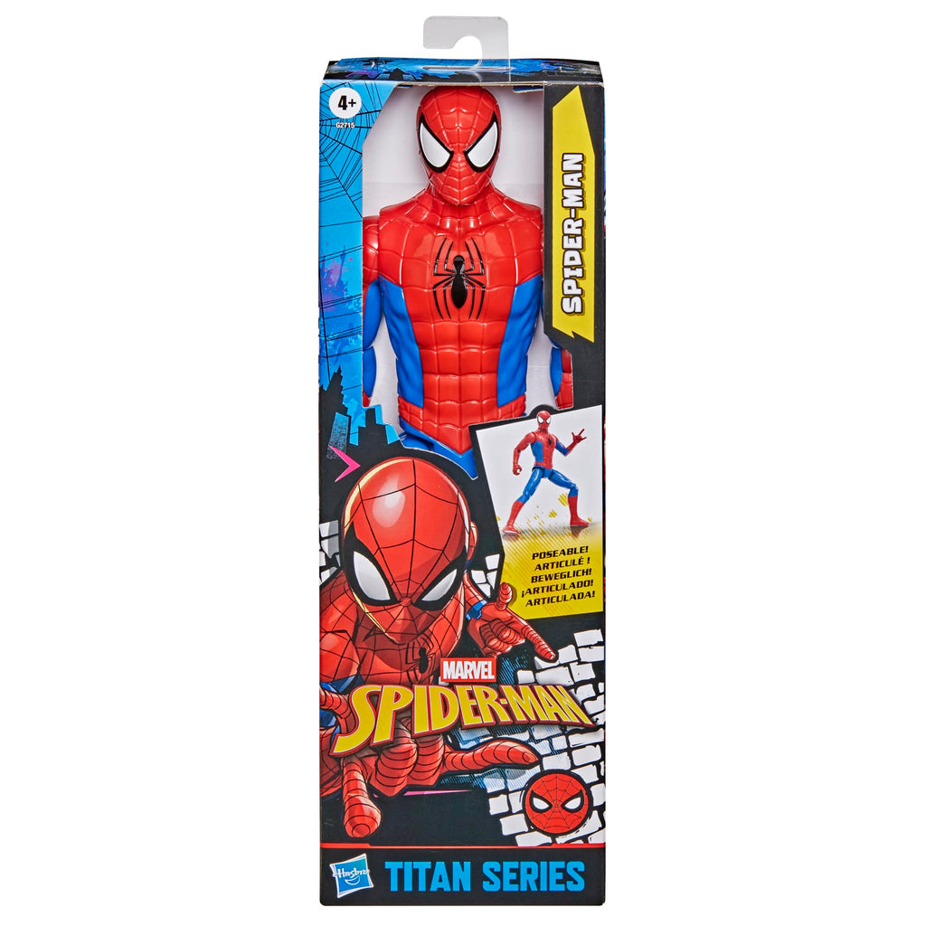 Marvel Spider-Man Titan Series Action Figure, 12-Inch (30 cm) Super Hero Toys for Kids Ages 4+