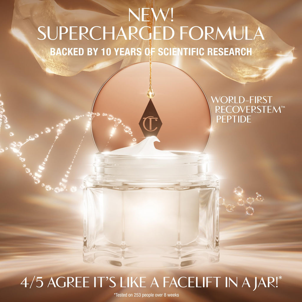 Charlotte Tilbury Magic Cream Daily Face Moisturizer & Primer Refill – Hydrating & Firming with 100+ Peptides & Hyaluronic Acid | Clinically Proven to Boost Skin Barrier (5.07 fl. oz.)