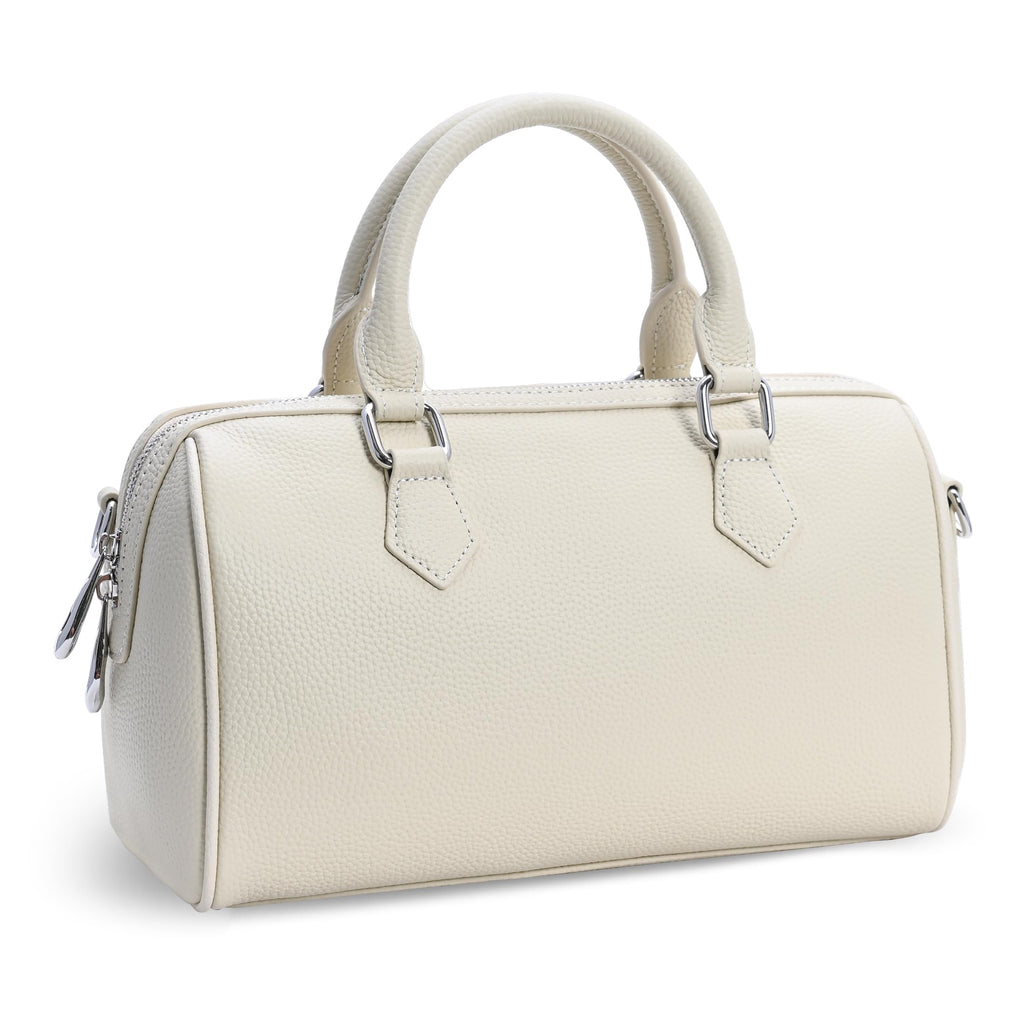 HESHE Leather Purse for Women Tote Top Handle Bag Crossbody Satchel Handbag