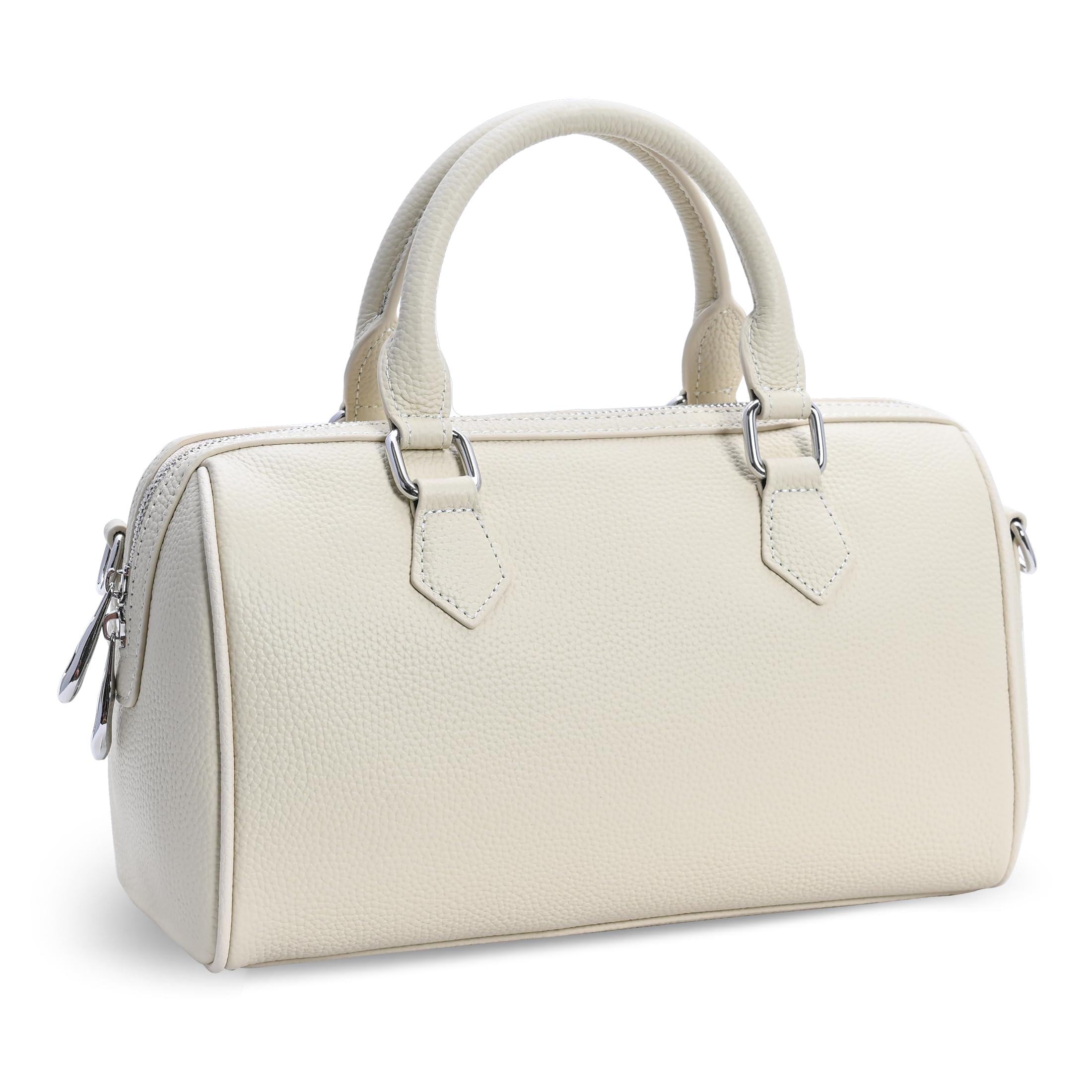 HESHE Leather Purse for Women Tote Top Handle Bag Crossbody Satchel Handbag