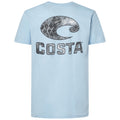 Costa Del Mar Unisex Adult MoShort Sleevey Oak Coastal Crew T-Shirt, Light Blue, Large US