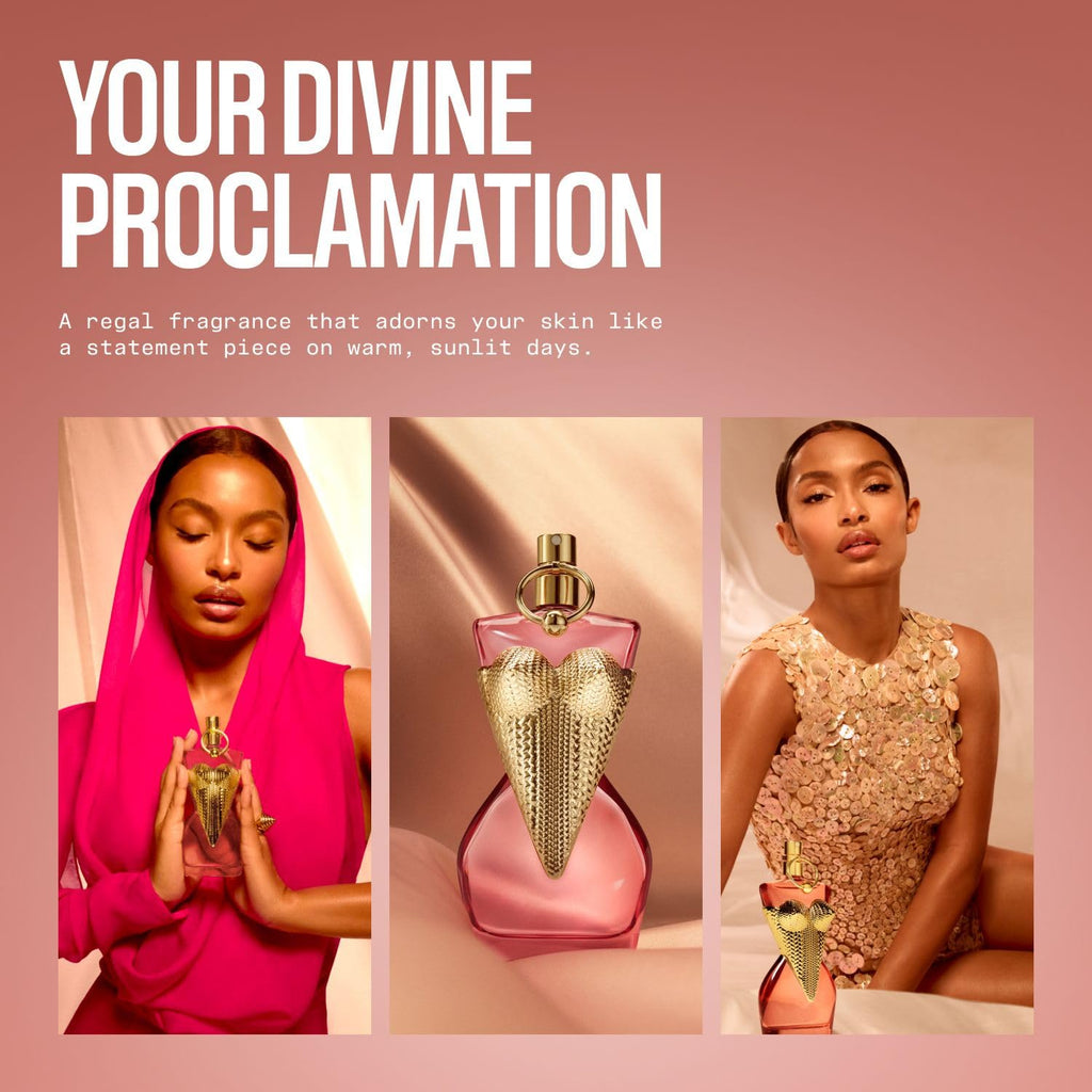 Jean Paul Gaultier Gaultier Divine Couture Eau de Parfum for Women - Long Lasting Fruity Amber Women's Perfume with Raspberry, Meringue & Benzoin - Refillable Designer Spray, 3.4 oz