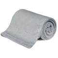 KMUSET Kids Blanket for Boys Girls 30x40 inches, Soft Cozy Fuzzy Swaddle Throw Blanket, Small Fleece Blanket for Crib Stroller, Grey