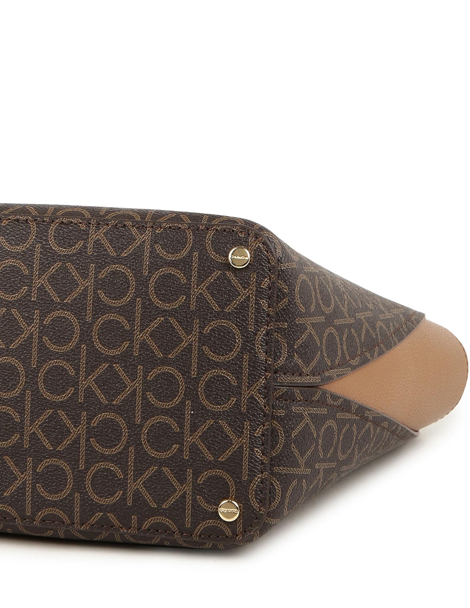 Calvin Klein Hailey Signature Top Zip Chain Tote