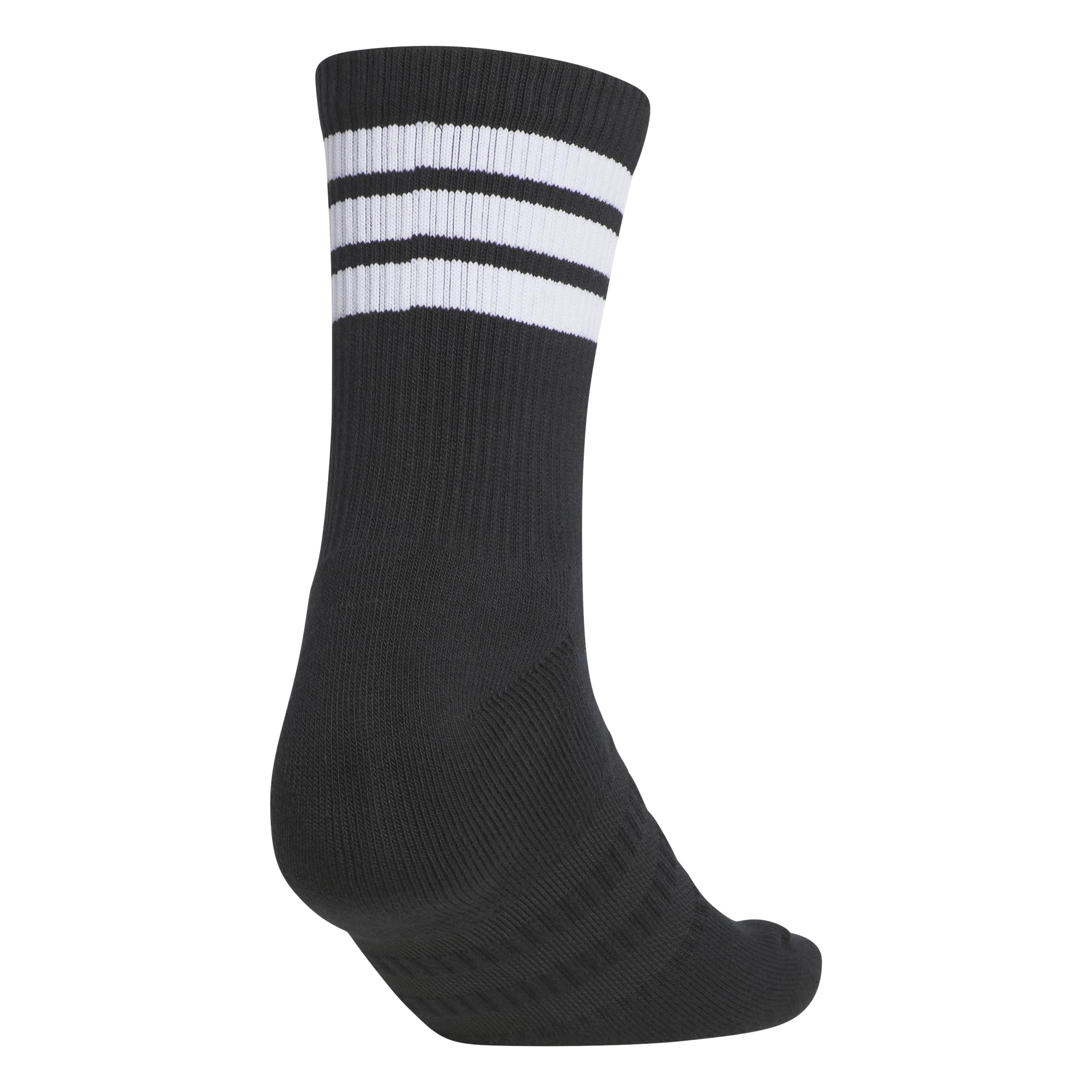 adidas Women's Half Crew 3-Stripe Golf Socks, Black, 5-7.5