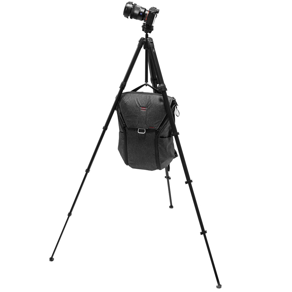 Peak Design Travel Tripod, Carbon Fiber, Compact Design, Quick Setup and Takedown, Pro-Level Stability, Ergonomic Ball Head, Compact and Portable Travel Tripod for Camera and Phone, 20 lb Capacity