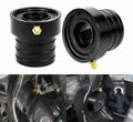 Axle Tube Seal Pair MG21103 Front Outer Axle Seals Dana 30/44 for Jeep JKUR Jeep Wrangler YJ JK TJ XJ ZJ MJ 2PCS-Black