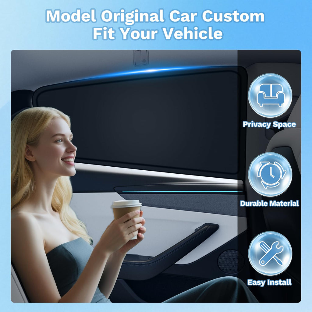 KUST Car Window Shades for Ford Escape 2020-2025 2026 Windshield Sun Shade Side Window Cover UV Block Privacy Protection Accessories for Camping Blackout Rear Back Full Set 8PCS