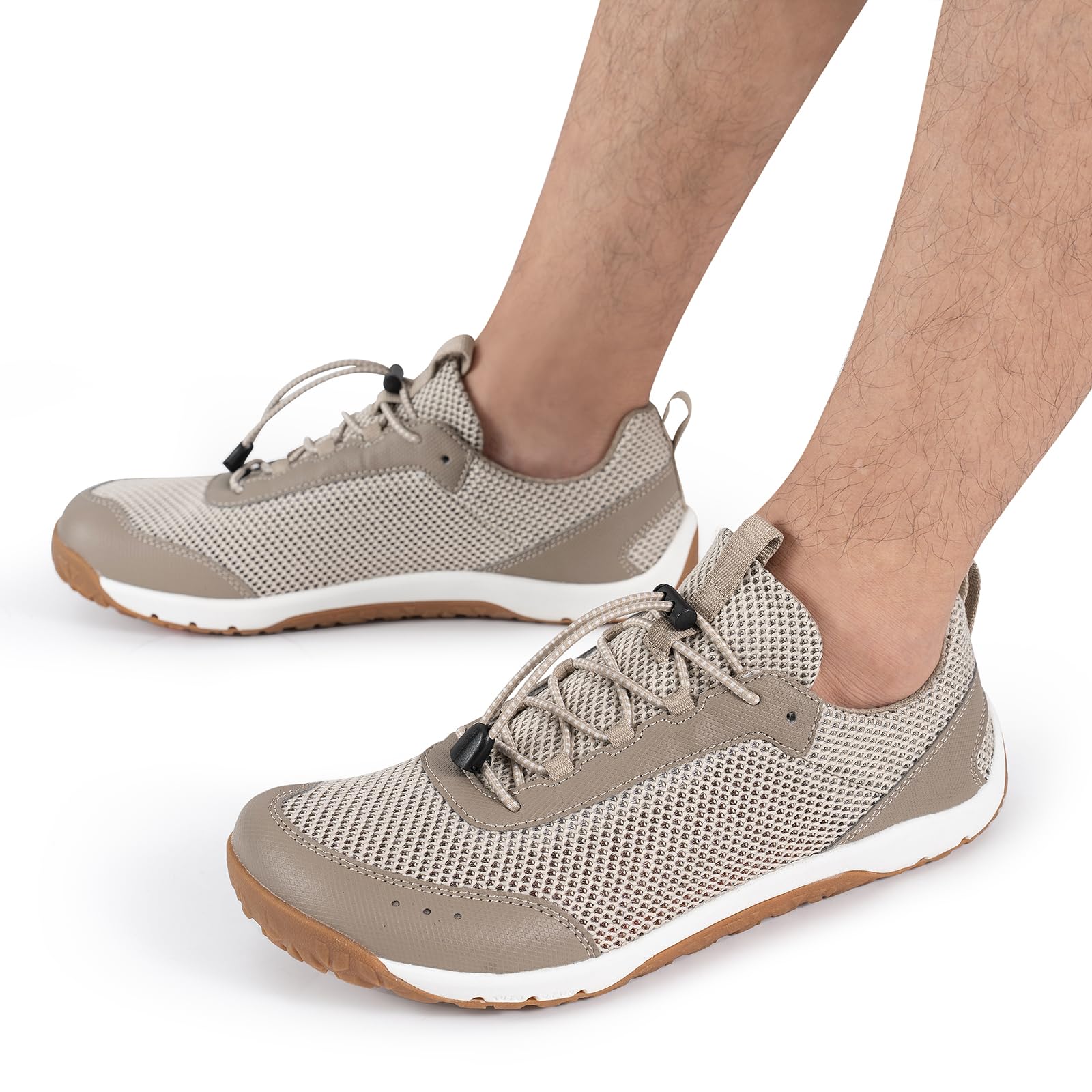Pulltop Men's Barefoot Water Shoes | Quick-Dry | Lightweigh Wide Zero Drop Self-Draining Sole Amphibious Sneakers Sand Size 10
