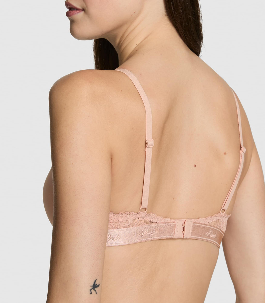 Victoria's Secret Pink Women's Wink Push Up Balconette Bra, Bras for Women, Macaron, 36B