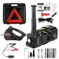 Electric Car Jack kit 5 Ton 12V Electric Floor Jack Lift for Vehicle, Electric Hydraulic Jack Auto Repair Tool Set with Built-in Inflator and Impact Wrench for SUV Sedan Truck Tire Change