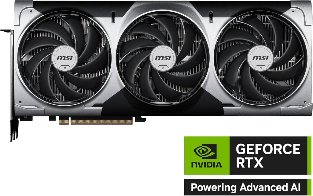 SINCE 1861 msi Gaming RTX 5090 32G Ventus 3X OC Graphics Card (32GB GDDR7, 512-bit, Extreme Performance: 2452 MHz, DisplayPort x3 2.1a, HDMI 2.1b, NVlDlA Blackwell Architecture)