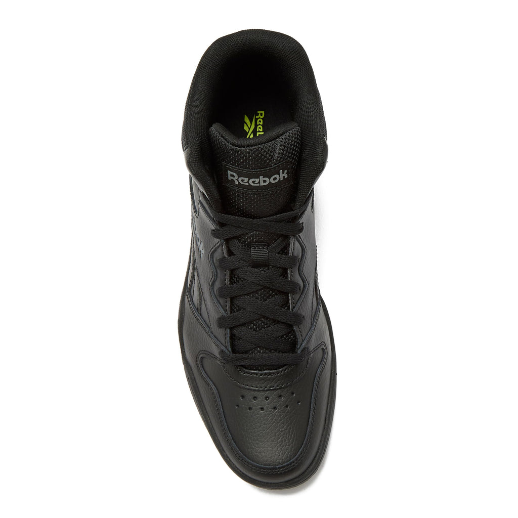 Reebok Royal BB4500 Hi2 High Top Sneakers for Men, Black or White Mens Basketball Shoes, Medium or Wide Width Size 7 to 14 Athletic Mens Shoes, Black/Alloy, 10.5 Medium