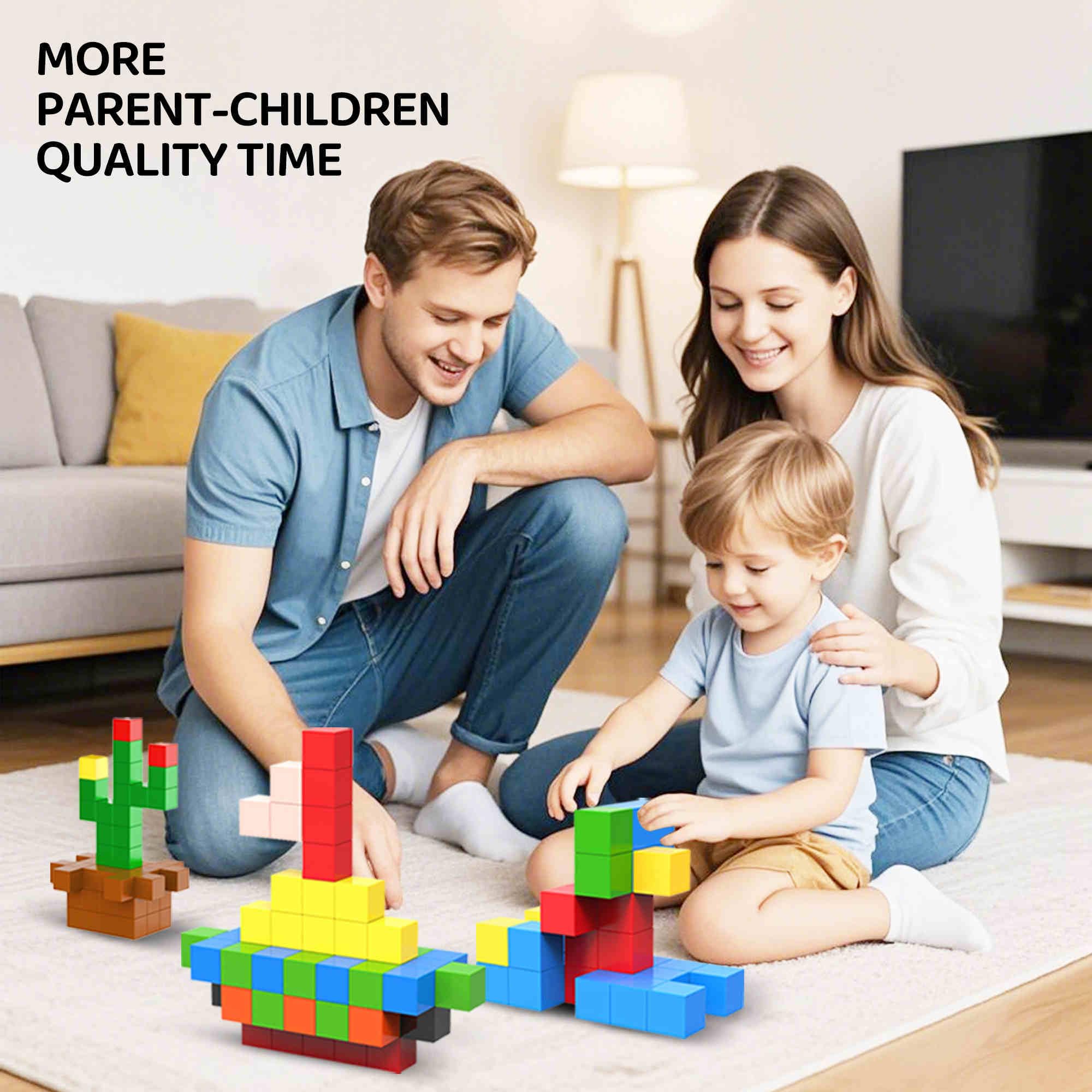 SmartYeen 100PCS Magnetic Blocks,Magnetic Building Blocks for Toddlers Sensory & STEM Montessori Toys,Ideal Gifts for Boys Girls 3-8 Years Old
