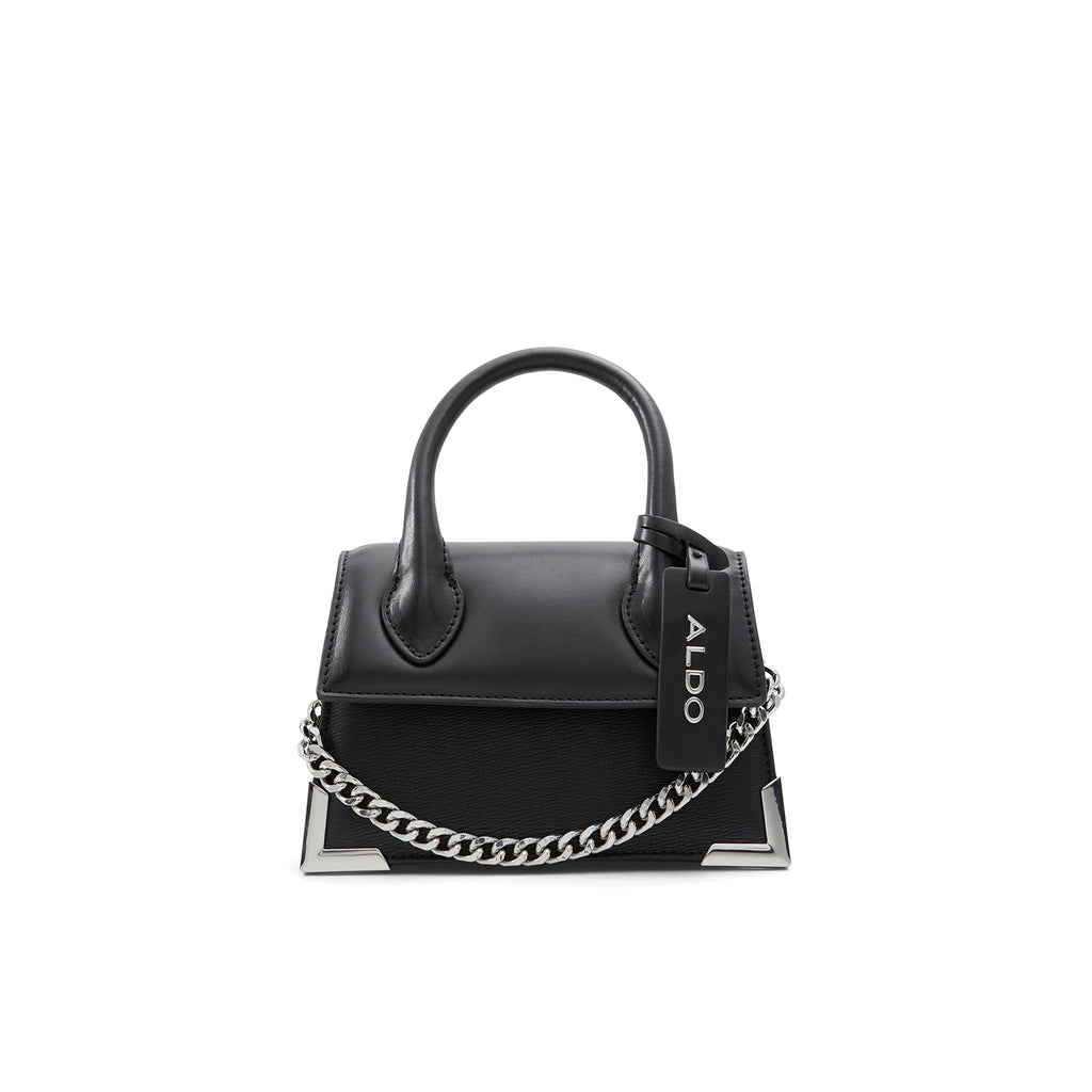 ALDO Women's Pythonia Top Handle Bag, Other Black