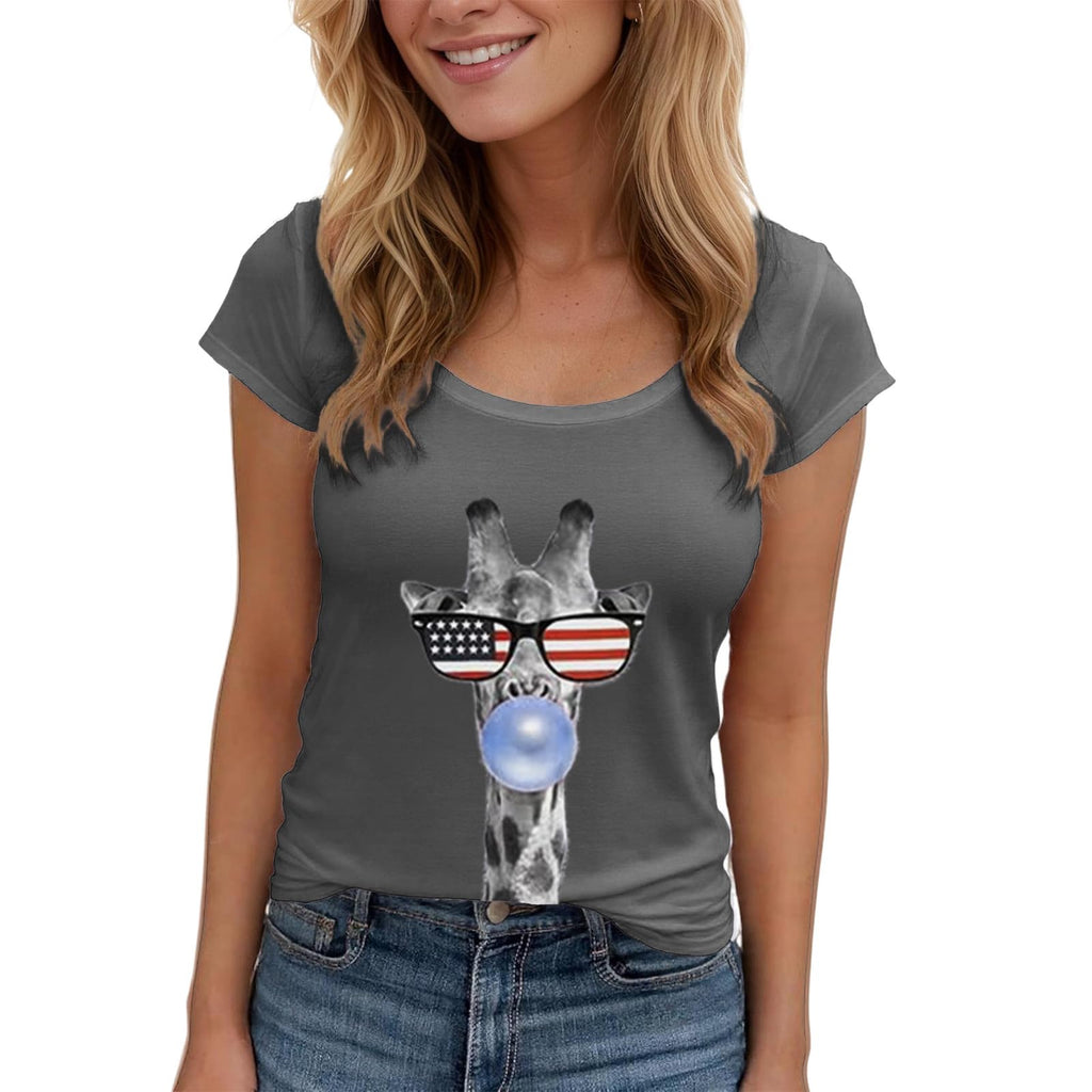 Women's Floral T-Shirts Graphic Loose Tees Sunflower Graphic Summer Short Sleeve Boho Casual Tops