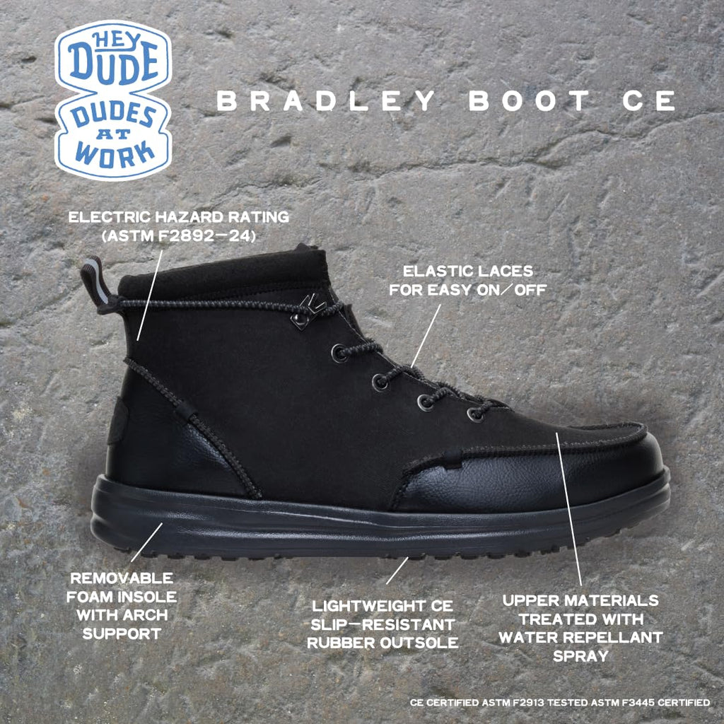 HEYDUDE Bradley Work CE - Black